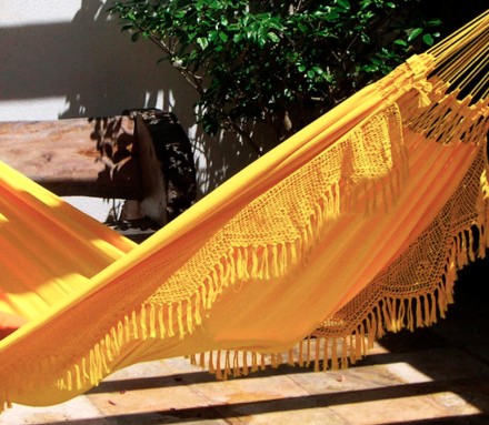 Гамак двухместный FORRO (Бразилия) желтый