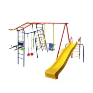 Спортивный комплекс Игромания-5 Фитнесс дачный с горкой КМС-425