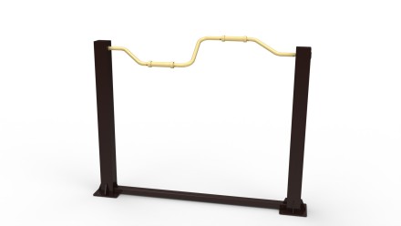 УТМ-006 Тренажер для инвалидов-колясочников "Ручной велосипед"