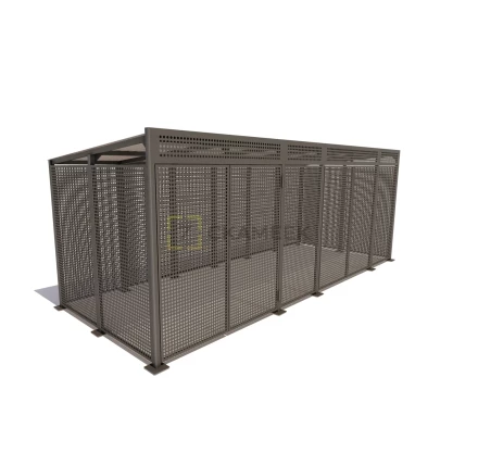 Контейнерная площадка для ТБО-4 перфорация