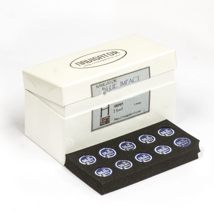 Наклейка для кия "Navigator Blue Impact" (H) 14мм