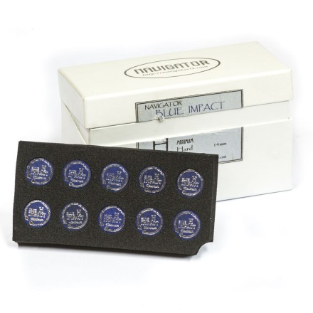 Наклейка для кия "Navigator Blue Impact" (H) 14мм