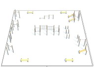 Спортивный уличный Комплекс К-8