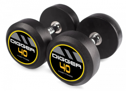 Комплект обрезиненных гантелей 5 пар от 37,5 до 47,5кг Hasttings Digger HD51D2A-37,5-47,5 Комплект обрезиненных гантелей 5 пар от 37,5 до 47,5кг Hasttings Digger HD51D2A-37,5-47,5