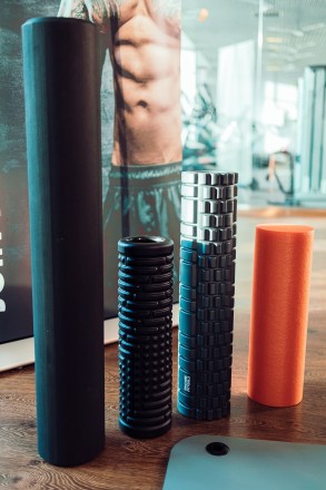 Цилиндр массажный 45х12,7 см черный