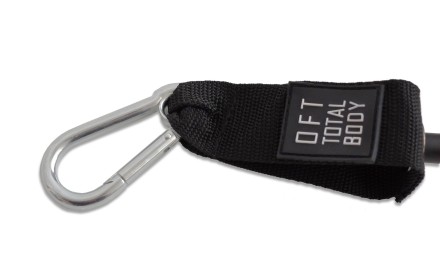 Эспандер из натурального латекса с карабинами сопротивление 40 lbs