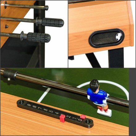 Игровой стол - футбол "Express" (121x61x78.1 см, орех)