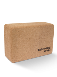 Блок для йоги BRONZE GYM, 23х15х7,5 см.,пробка Блок для йоги BRONZE GYM, 23х15х7,5 см.,пробка