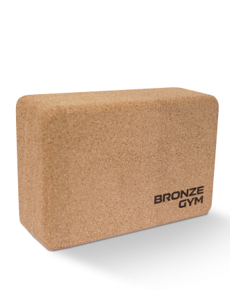 Блок для йоги BRONZE GYM, 23х15х7,5 см.,пробка Блок для йоги BRONZE GYM, 23х15х7,5 см.,пробка