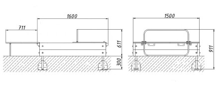 Детская песочница с откидной крышкой