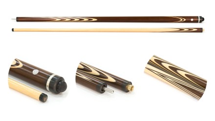 Кий / пирамида 2-pc "Классика" (коричневый граб, граб) 13 запилов Кий / пирамида 2-pc "Классика" (коричневый граб, граб) 13 запилов