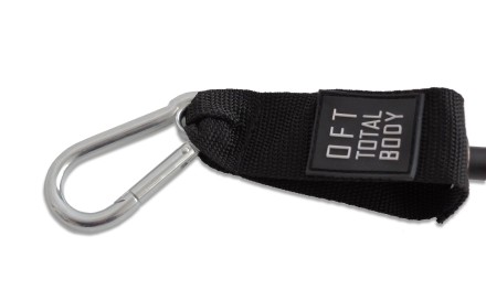 Эспандер из натурального латекса с карабинами сопротивление 30 lbs