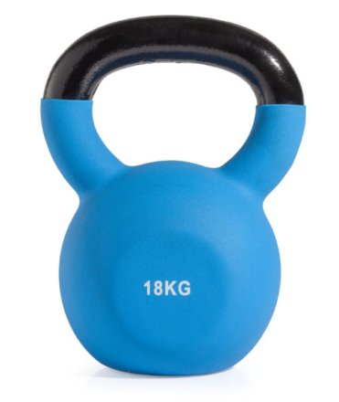 Гиря чугунная неопрен 18 кг (модель: К-5) VictoryFit VF-KN180