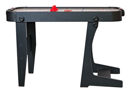 Игровой стол - аэрохоккей "Jersey" 4 ф (черный, складной)