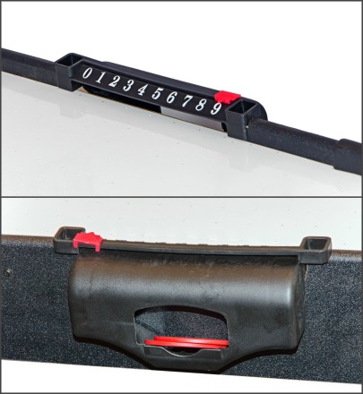 Игровой стол - аэрохоккей "Jersey" 4 ф (черный, складной)