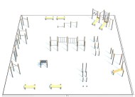 Спортивный уличный Комплекс К-10