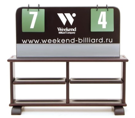 Комплект для турнира (табло + полка) русская пирамида