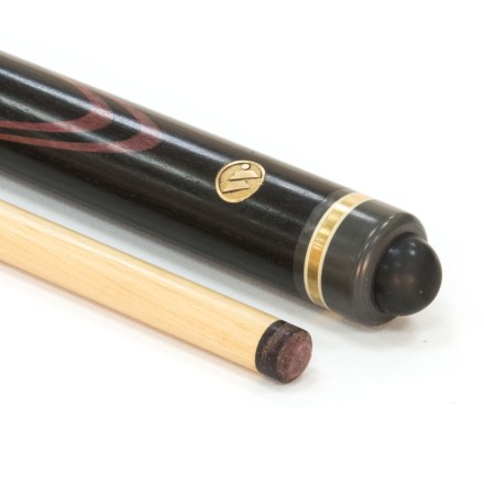 Кий / пирамида 2-pc "Классика" (черный граб, амарант) 13 запилов Кий / пирамида 2-pc "Классика" (черный граб, амарант) 13 запилов