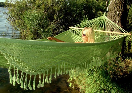 Гамак двухместный TULIP (Бразилия) цвет зеленый