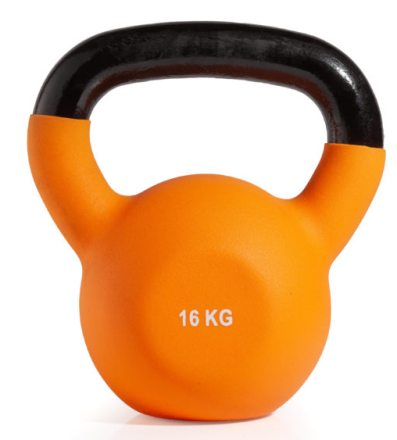 Гиря чугунная неопрен 16 кг (модель: К-5) VictoryFit VF-KN160