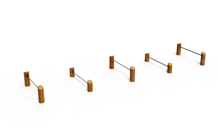 Воркаут комплекс ЭКО (многоуровневый прыжковый)