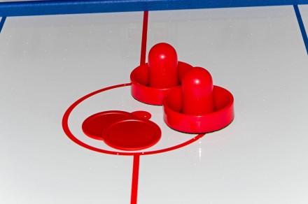 Игровой стол - аэрохоккей "Nordics" 4ф (синий)