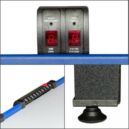 Игровой стол - аэрохоккей "Nordics" 4ф (синий)