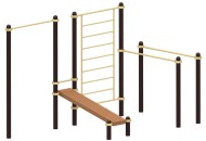 YSK70 Спортивный комплекс (108, брус)