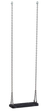 Сиденье для качелей 'curve XL', резина TPE, усиленное, цвет черный