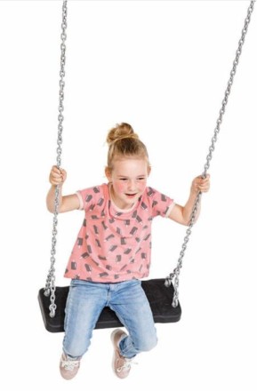 Сиденье для качелей 'curve XL', резина TPE, усиленное, цвет черный