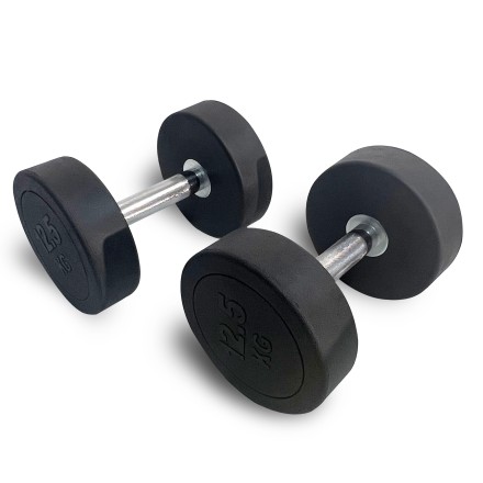 Гантель UNIX Fit PRO круглая обрезиненная 12,5 кг / шт. Гантель UNIX Fit PRO круглая обрезиненная 12,5 кг / шт.