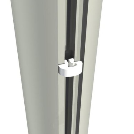 Ворота алюминиевые 7,32х2,44 м. профиль 100х120 мм Ворота алюминиевые 7,32х2,44 м. профиль 100х120 мм