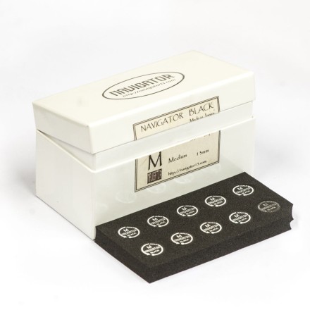 Наклейка для кия "Navigator Black" (M) 13мм