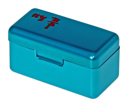 Мел "Ball teck PRO II" (2 шт, в бирюзовой металлической коробке) синий