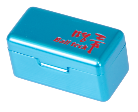 Мел "Ball teck PRO II" (2 шт, в бирюзовой металлической коробке) синий