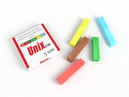 Мелки для рисования на батуте UNIX Line (5шт.) Мелки для рисования на батуте UNIX Line (5шт.)