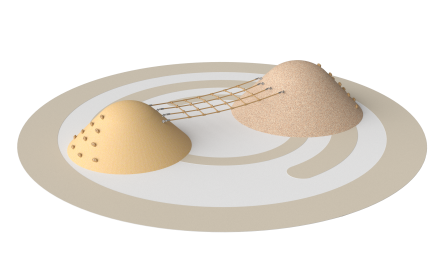 Холмы с переходом 