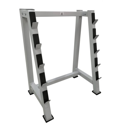 Стойка для хранения 5 грифов DFC Powergym RA769G серый Стойка для хранения 5 грифов DFC Powergym RA769G серый