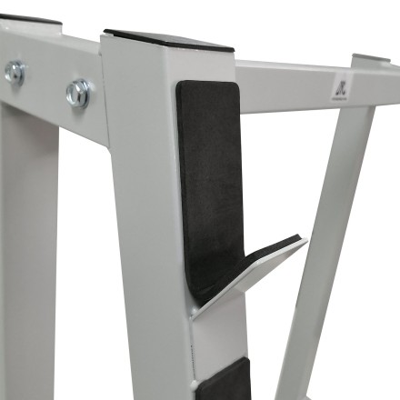 Стойка для хранения 5 грифов DFC Powergym RA769G серый Стойка для хранения 5 грифов DFC Powergym RA769G серый