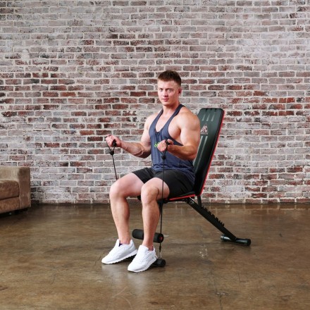 Cкамья силовая универсальная DFC с эспандерами DCH310 Cкамья силовая универсальная DFC с эспандерами DCH310