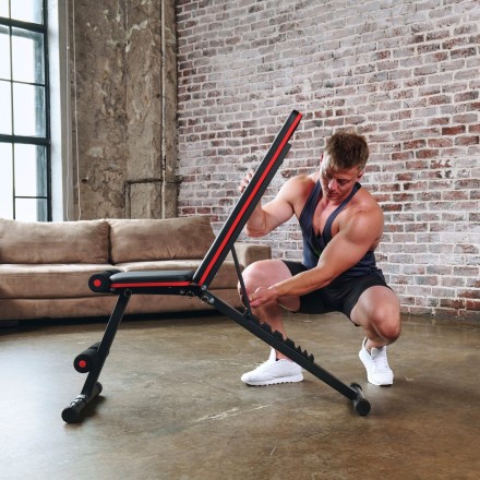 Cкамья силовая универсальная DFC с эспандерами DCH310 Cкамья силовая универсальная DFC с эспандерами DCH310