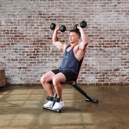 Cкамья силовая универсальная DFC с эспандерами DCH310 Cкамья силовая универсальная DFC с эспандерами DCH310