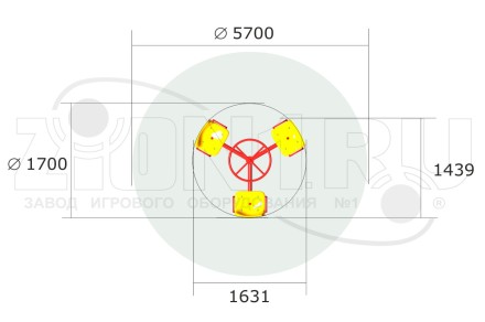 Детская карусель «Хоровод»