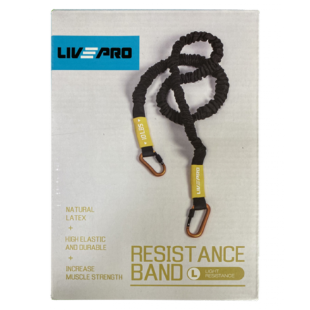 Эспандер эластичный с карабином Livepro LP8401-L