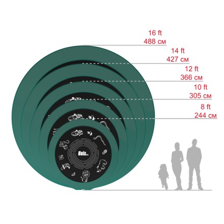 Батут UNIX Line SUPREME GAME 10 ft (Green)