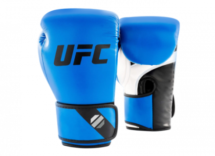 UFC Pro Fitness Перчатки тренировочные для спарринга голубые - 8 Oz