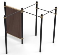 Комплекс из 5 турников и одной стены