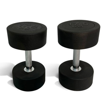 Гантель UNIX Fit PRO круглая обрезиненная 17,5 кг / шт. Гантель UNIX Fit PRO круглая обрезиненная 17,5 кг / шт.