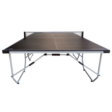 Теннисный стол DFC TORNADO Home Compact для помещения, черный, складной