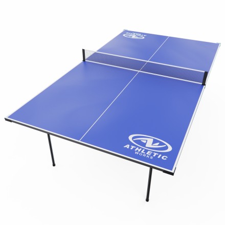 Теннисный стол DFC ATHLETIC, размер по стандарту ITTF 274 x 152, с сеткой, складной